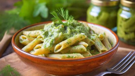 Image for Try out Dan Clapson's recipe for dill pickle pasta sauce
