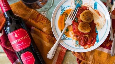 Image for Rioja, bacon and tomato sauce