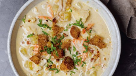 Image for This seafood chowder recipe from the new Chuck Hughes cookbook is a must-try