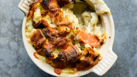 Image for The ultimate turkey dinner leftovers soup recipe