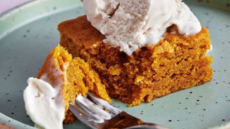 Image for Try this recipe for pumpkin pie cake from the new 'Plantcakes' cookbook