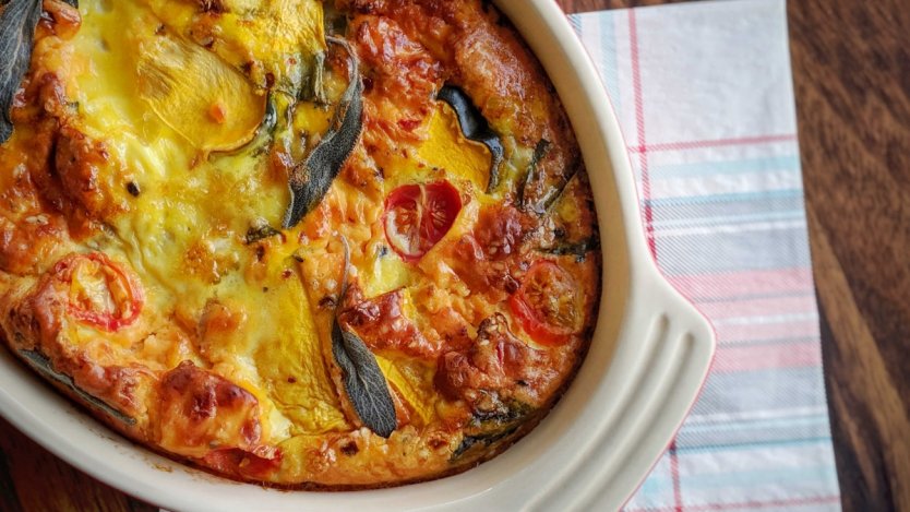 Image for Acorn squash and boursin frittata