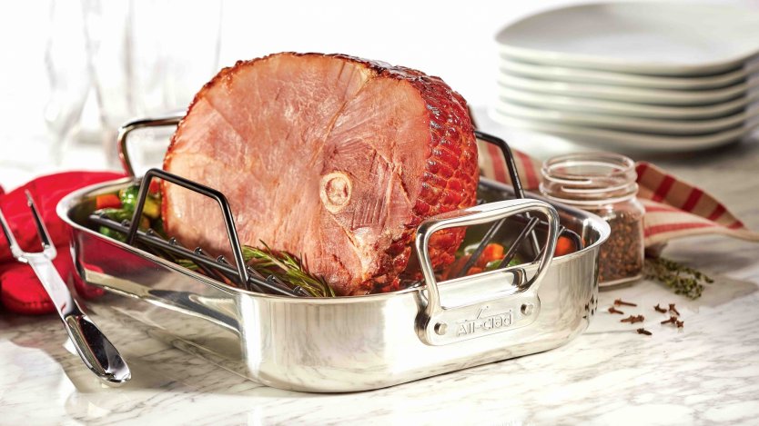 All-Clad stainless steel roaster