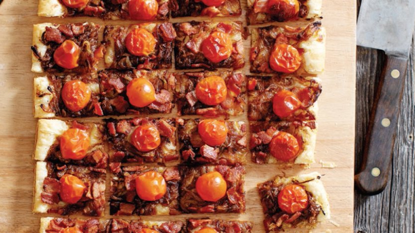Image for Chef Michael Olson's bacon and onion tart