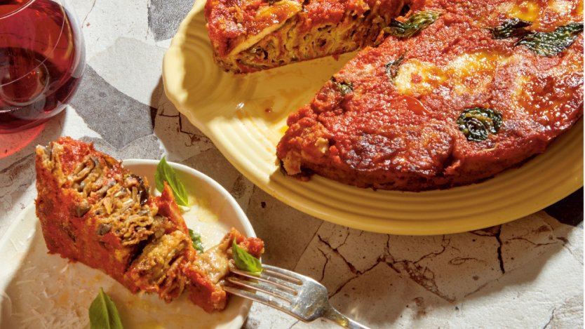 Image for Baked Eggplant Parmesan recipe from the Dad in the Kitchen cook