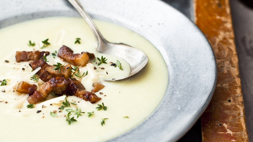 Image for Batch cookbook's potato, leek and bacon soup
