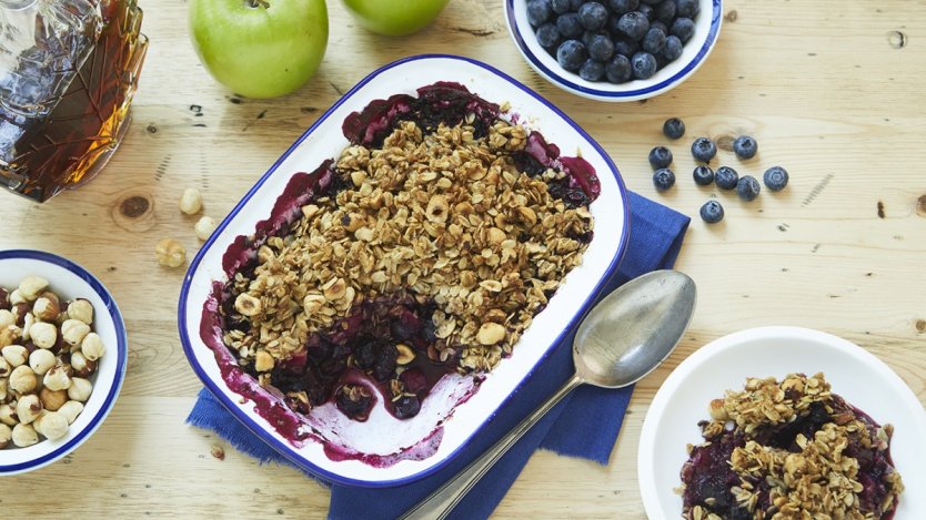Image for Blueberry apple crisp