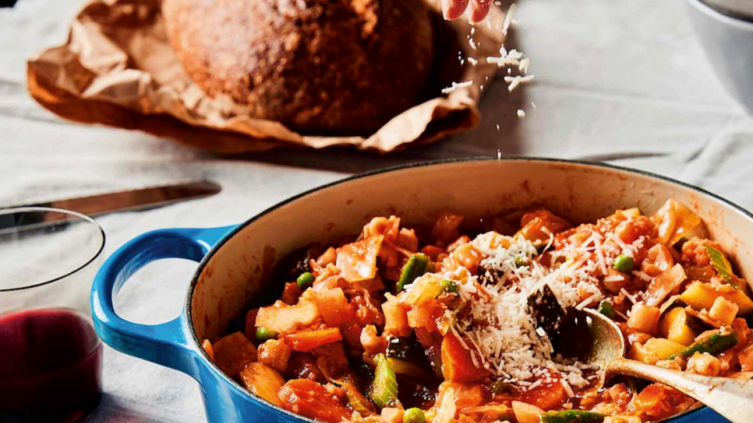 Image for Fairy Godmother minestrone from the How To Eat With One Hand Cookbook