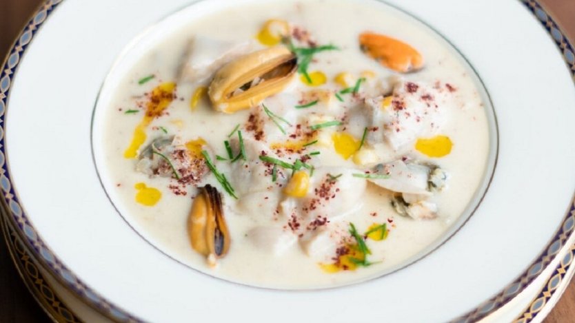 Image for Chef Ned Bell’s seafood chowder