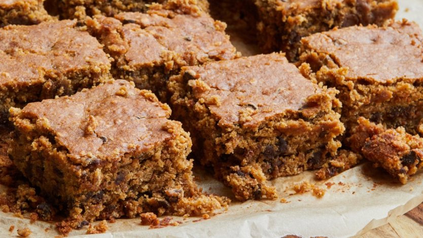 Photo and recipe excerpted with permission. Image for Chickpea blondies recipe from the À La Carte cookbook