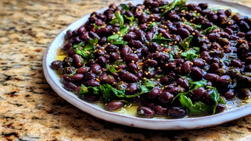 Image for Try this recipe for quick and easy chimichurri black beans