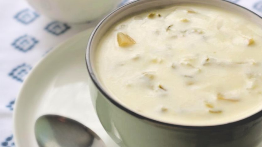 Image for Dill pickle and leek soup