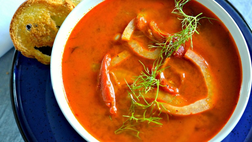 Smoked tomato soup recipe