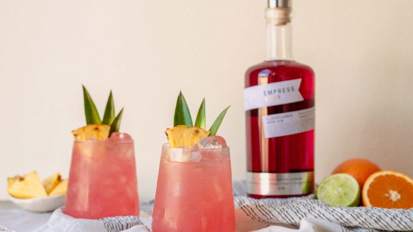 Image for Cocktail recipe: Empress 1908 Gin's Royal Holiday