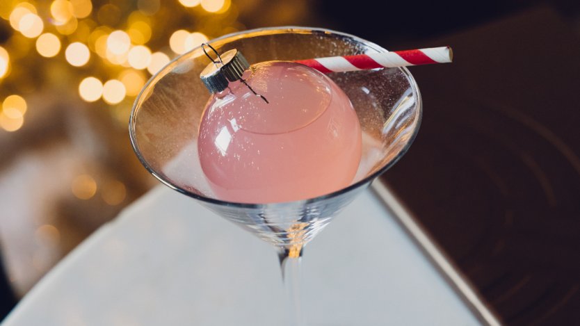 Image for Holiday cocktail recipe: Comet's Cosmo by Q Bar at Fairmont Empress