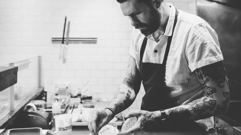 Chef Adam Donnelly behind the line at his restaurant Segovia in Winnipeg. Image for Daily bite: Winnipeg's Segovia to pop up in Calgary's Ox Bar De Tapas January 16