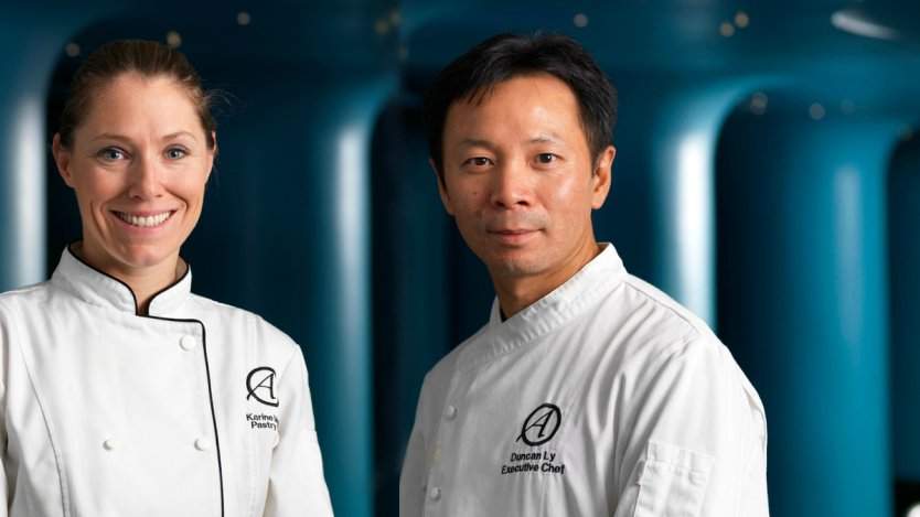 The Hotel Arts Group says goodbye to their two executive chefs this summer. Karine Moulin Duncan Ly Hotel Arts