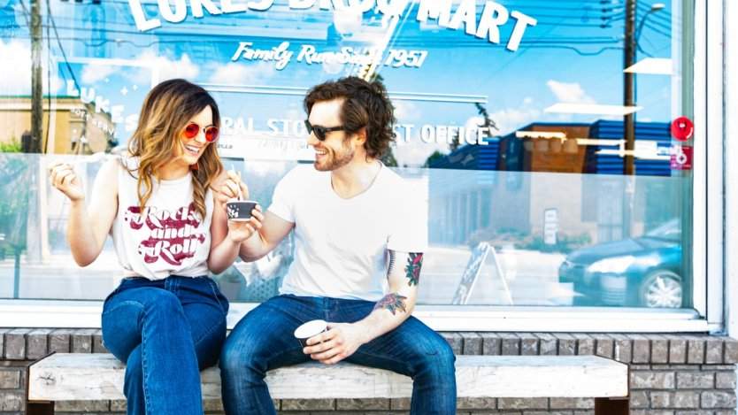 we're on the hunt for great ice cream around Calgary. All photos courtesy of Ingrid Kue Photography. Image for In search of: Calgary's best ice cream with country singers Aaron Pollock and Mariya Stokes