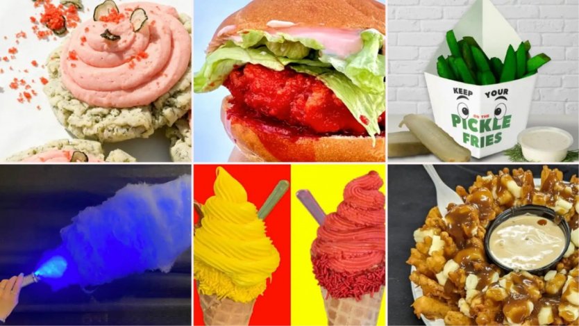 Flamin' Hot Dill Pickle Cookies, pickled french fries, ketchup ice cream and more.