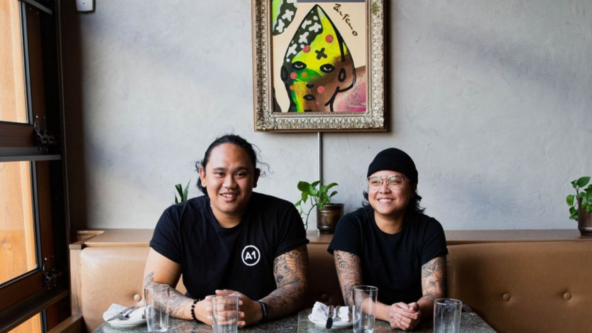 Image of A1 chefs Kelsey Claro and Manny Amoranto via Instagram