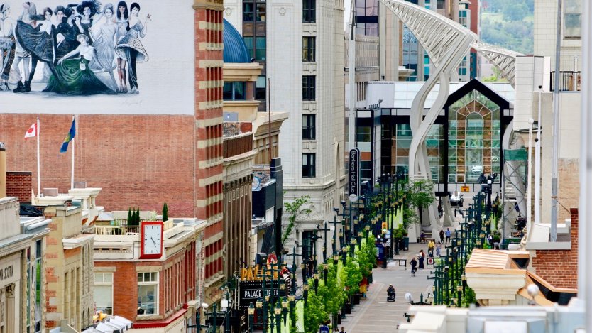 Royalty-free image of Stephen Avenue via Unsplash