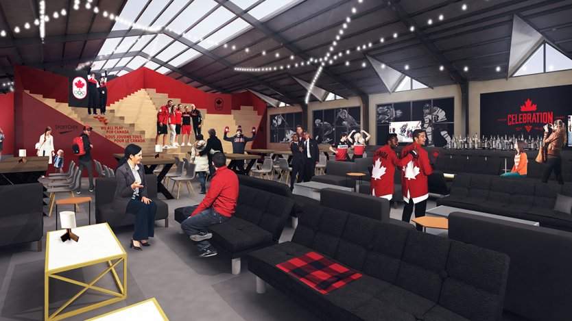 photos courtesy of Canadian Olympic Committee. Image for Daily bite: PyeongChang 2018 Canada Olympic House design and offering unveiled
