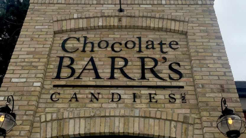 Image for Chocolate Barr's Candies balances the old and the new