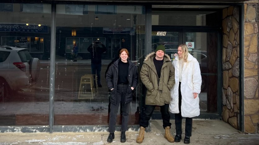 L to R: General manager Adrian Chappell, co-owners Kyle Michael and Christie Peters. Photo provided.
