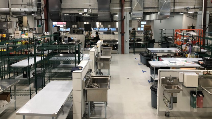 Coho Collective’s Strathcona commissary a week before opening in March 2020