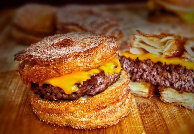 Cronut burger. Handout.