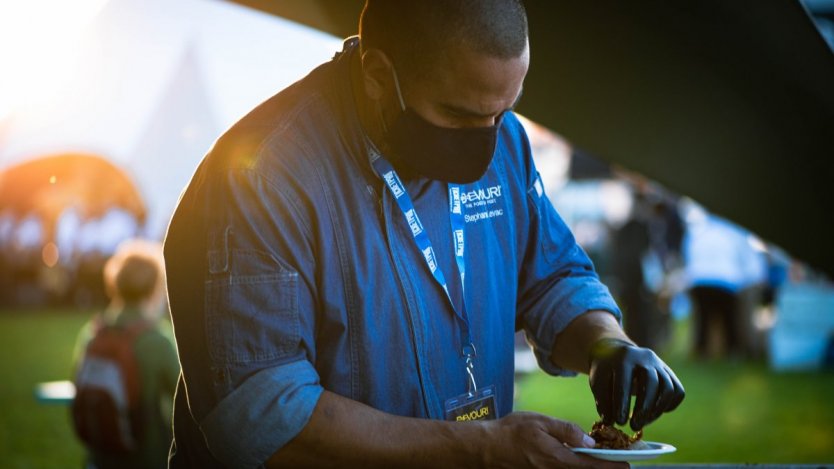 Photo of chef Stephane Levac via Devour! The Food Film Fest's Facebook page.