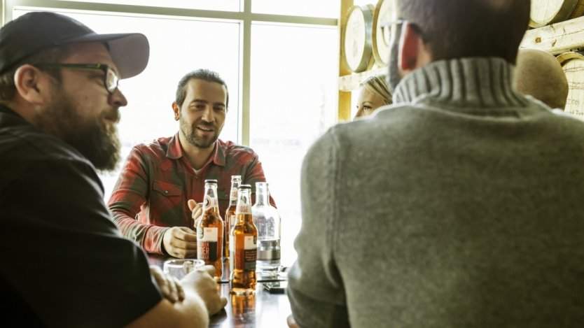photos courtesy of Ingrid Kue Photography. Image for Burwood Distillery on working with Big Rock Brewery and their love of collaboration