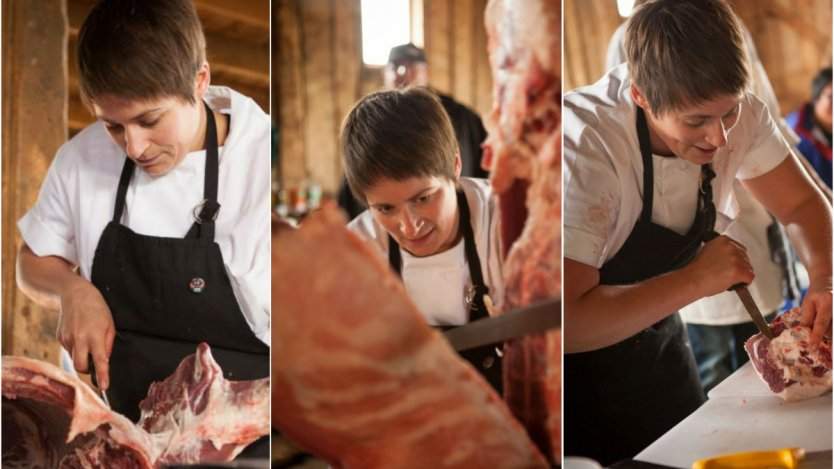 Elyse Chatterton is one of eight Canadian butchers competing on the world's stage next fall. Photos of Chatterton by Jens Gerbitz. Image for Daily bite: Canadian butchers enter World Butchers’ Challenge for the first time ever