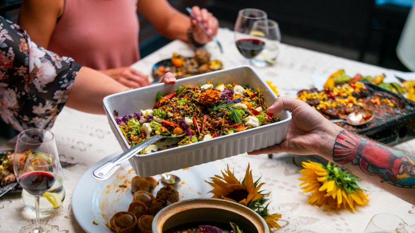 Flat Out Food Season 1 episode stills provided.