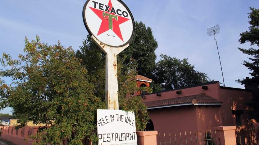 Hole in the Wall in Saskatchewan. Hole in the Wall in Saskatchewan.