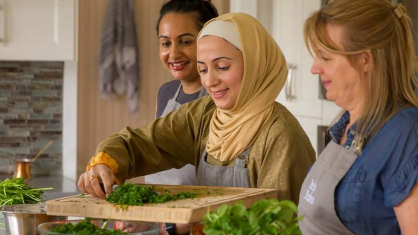 Suha showcasing traditional Arabic cooking through Vancouver's new In My Kitchen culinary experience venture. Image for Daily bite: In My Kitchen brings homestyle cultural dining to Vancouver