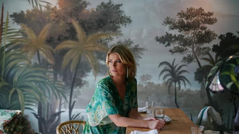 Kim Noseworthy inside Calcutta Cricket Club. Photo by Dong Kim. Image for One day in Calgary: Model Kim Noseworthy