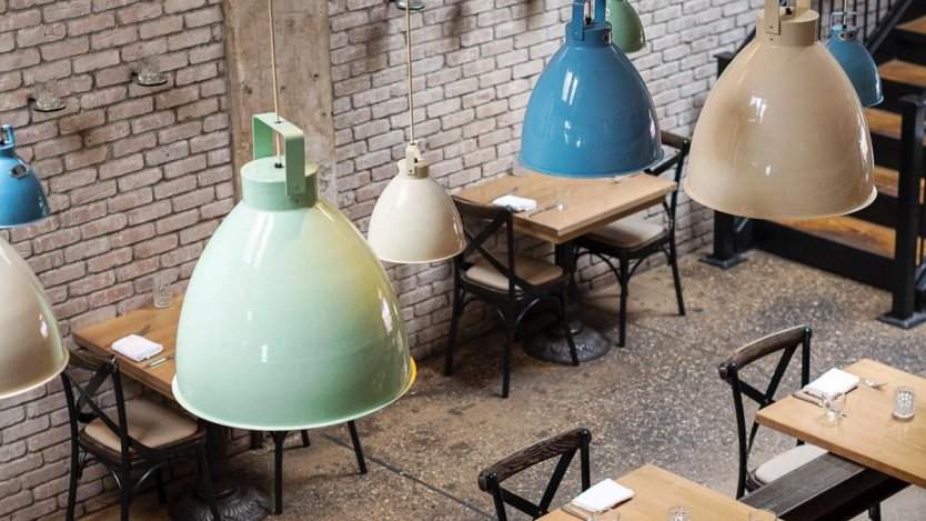 Photo of Model Milk's dining room via Model Milk's Facebook page.