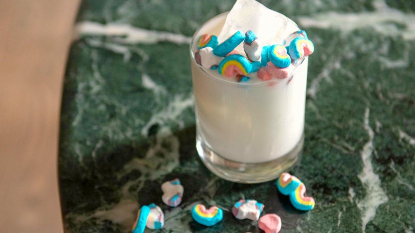 Pigeonhole's "Over the Rainbow" cocktail is one of many across the city helping to raise funds for a local LGBTQ2+ charity this month. Image for Daily bite: Calgary cocktail fundraiser campaign to raise funds for LGBTQ2+ charity, Skipping Stone Foundation