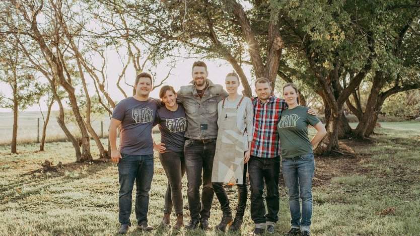 L to R: Chefs Jamie Harling, Pamela Kirkpatrick, Adam Donnelly, Christie Peters, Kyle Michael and Lindsay Porter. Photo courtesy of Erin Crooks Photography. Image for Daily bite: Documentary on Canadian Prairie food to premiere at Devour! The Food Film Fest