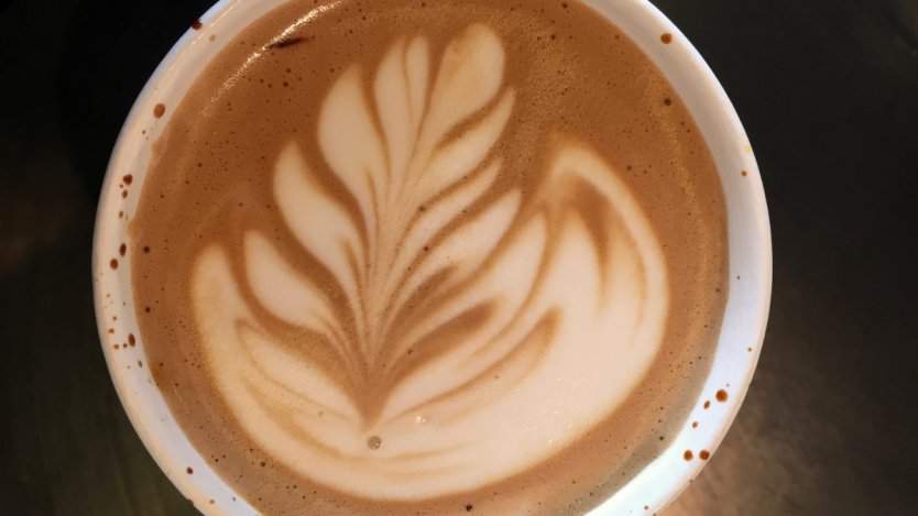 Mocha from Cafe Saint-Henri. Mocha from Cafe Saint-Henri.