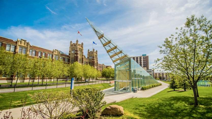 SAIT's campus on sunnier days. Photo via SAIT's media centre.