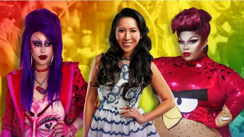 Top Chef Canada judge Mijune Pak returns to host Sashay, Fillet! with Jaidynn Diore Fierce and Laila McQueen of RuPaul's Drag Race. Image for 2nd annual Sashay, Fillet! returns August 29 in support of Calgary Pride