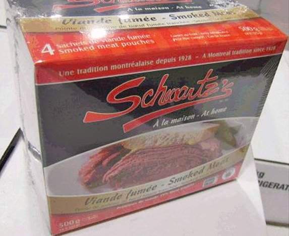 Photo courtesy of Canadian Food Inspection Agency. Shwartz's At Home smoked meat
