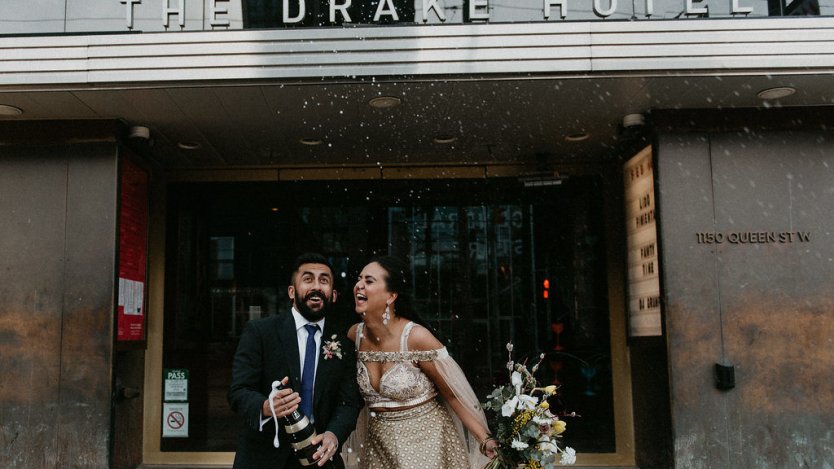Drake Hotel pop-up wedding chapels. Photo by Scarlett O’Neil. 