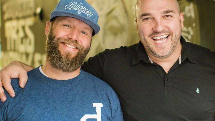 Edmonton co-restaurateurs Dani Braun and Chris Sills.