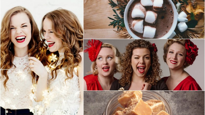 Twin Kennedy (left) and Rosie and The Riveters get festive together over their music, food and drinks Image for Rosie and The Riveters and Twin Kennedy