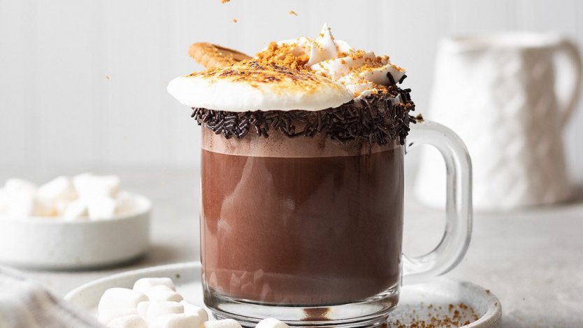 Canela Vegan Bakery & Cafe's hot chocolate creation for YYC Hot Chocolate Fest 2023.