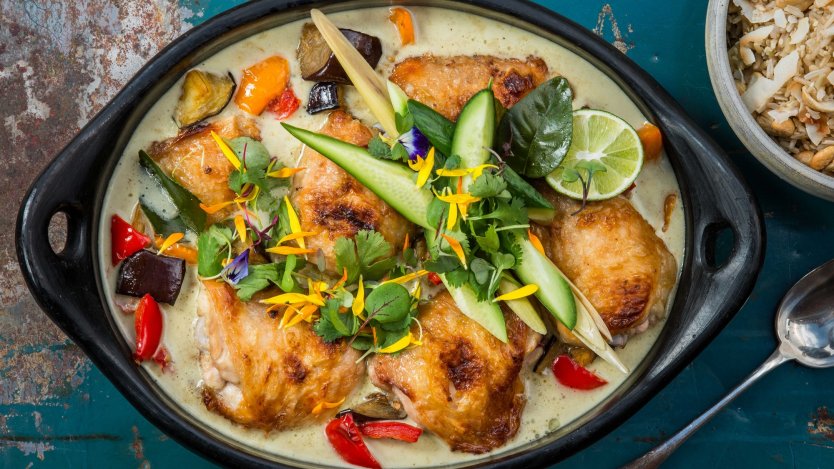Green curry chicken eggplant online
