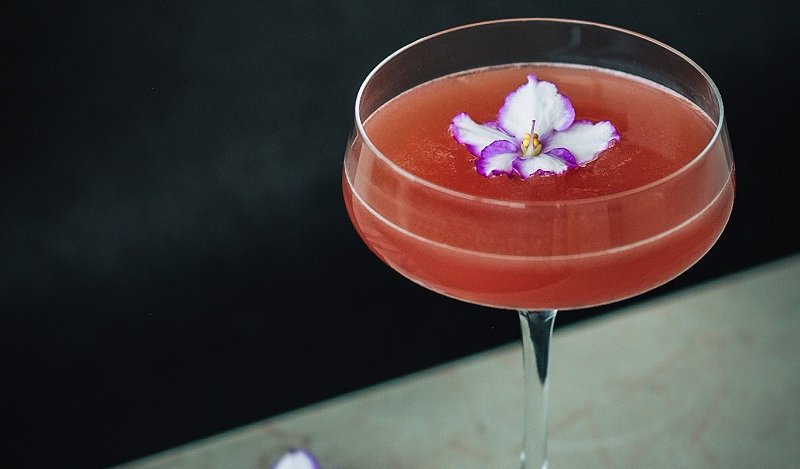 Image for Hibiscus Hound  cocktail from Fairmont Vancouver Airport’s Jetside Lounge
